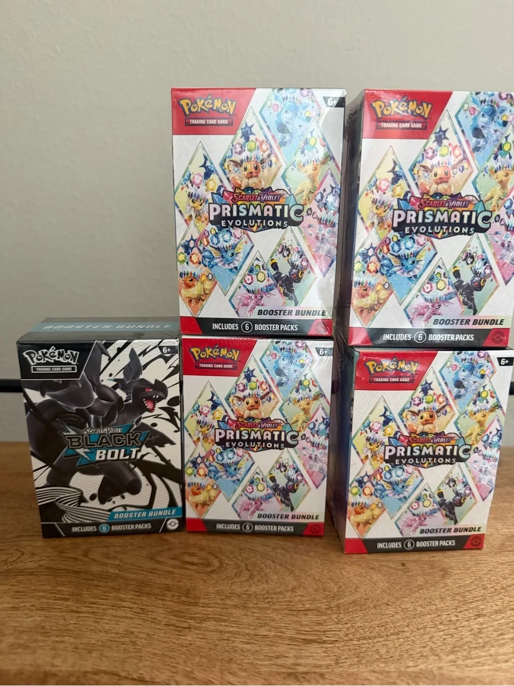 Pokémon Prismatic Evolutions Booster Bundle - black bolt